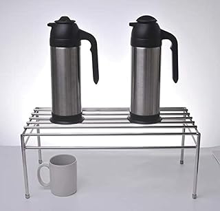G.E.T. Enterprises IRS-04 Tall Stainless Steel Rectangular Riser, Stainless Steel