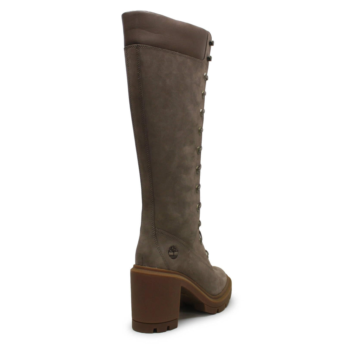 Women's Allington Heights 14 Inch Lace Up Boot by Timberland – 10 Wide, Taupe Grey