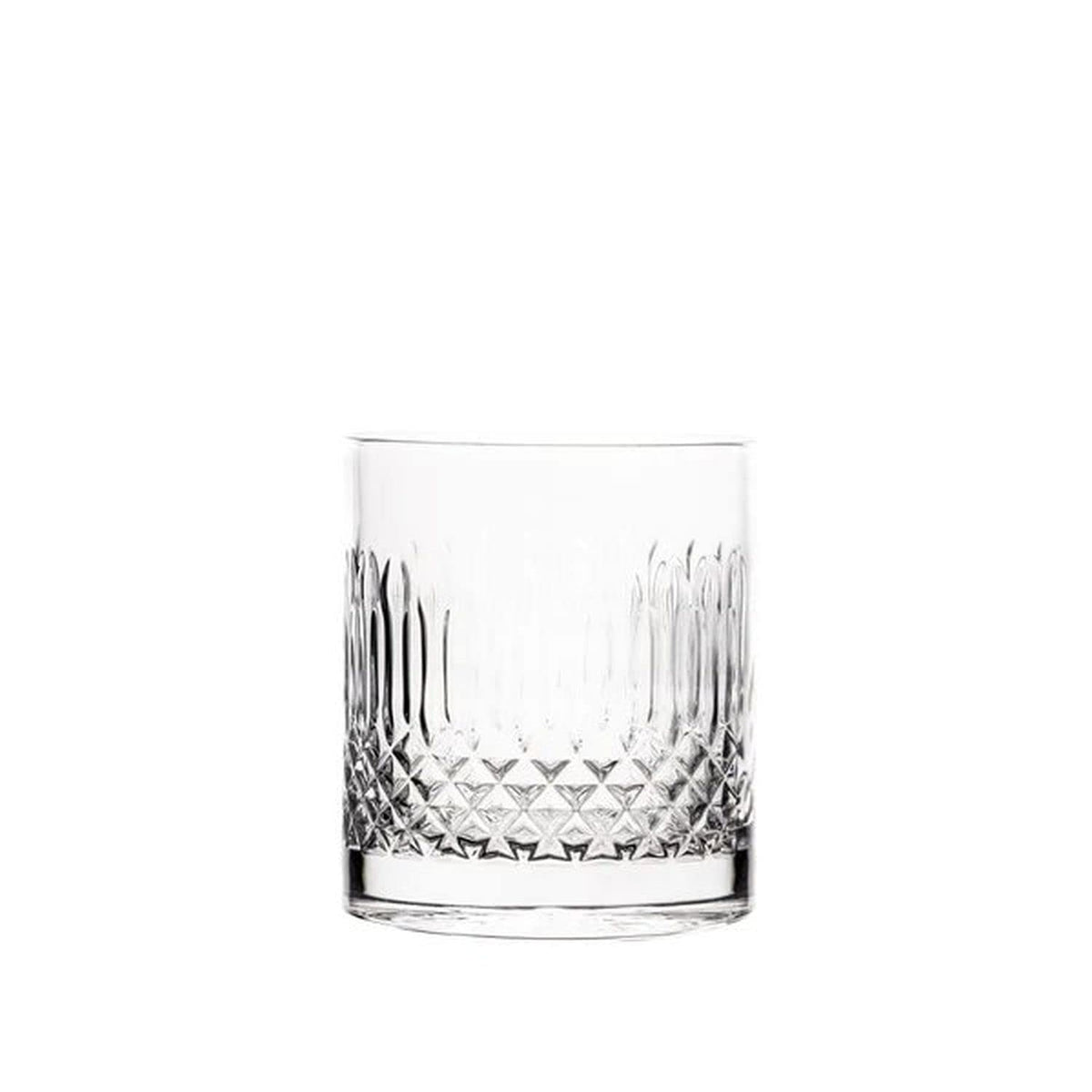 Diamonte 12.75 oz Glass by Luigi Bormioli – 12.8 Ounces, 380 milliliters, Glass, Clear, Model 10824/02