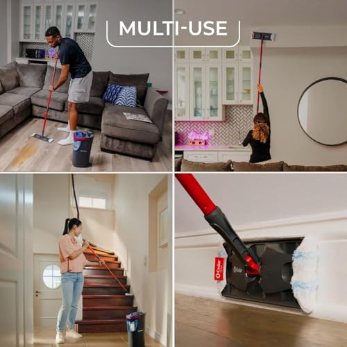 O-Cedar H2prO + 1 Refill / Red / 1 Dust Mops