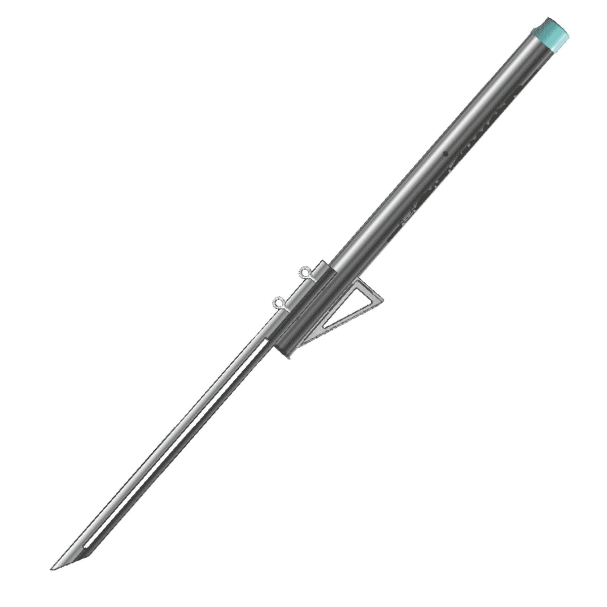 Sand Spike Rod Holder for Surf Fishing by Toadfish – Large, Stainless Steel, silver, Model 236651