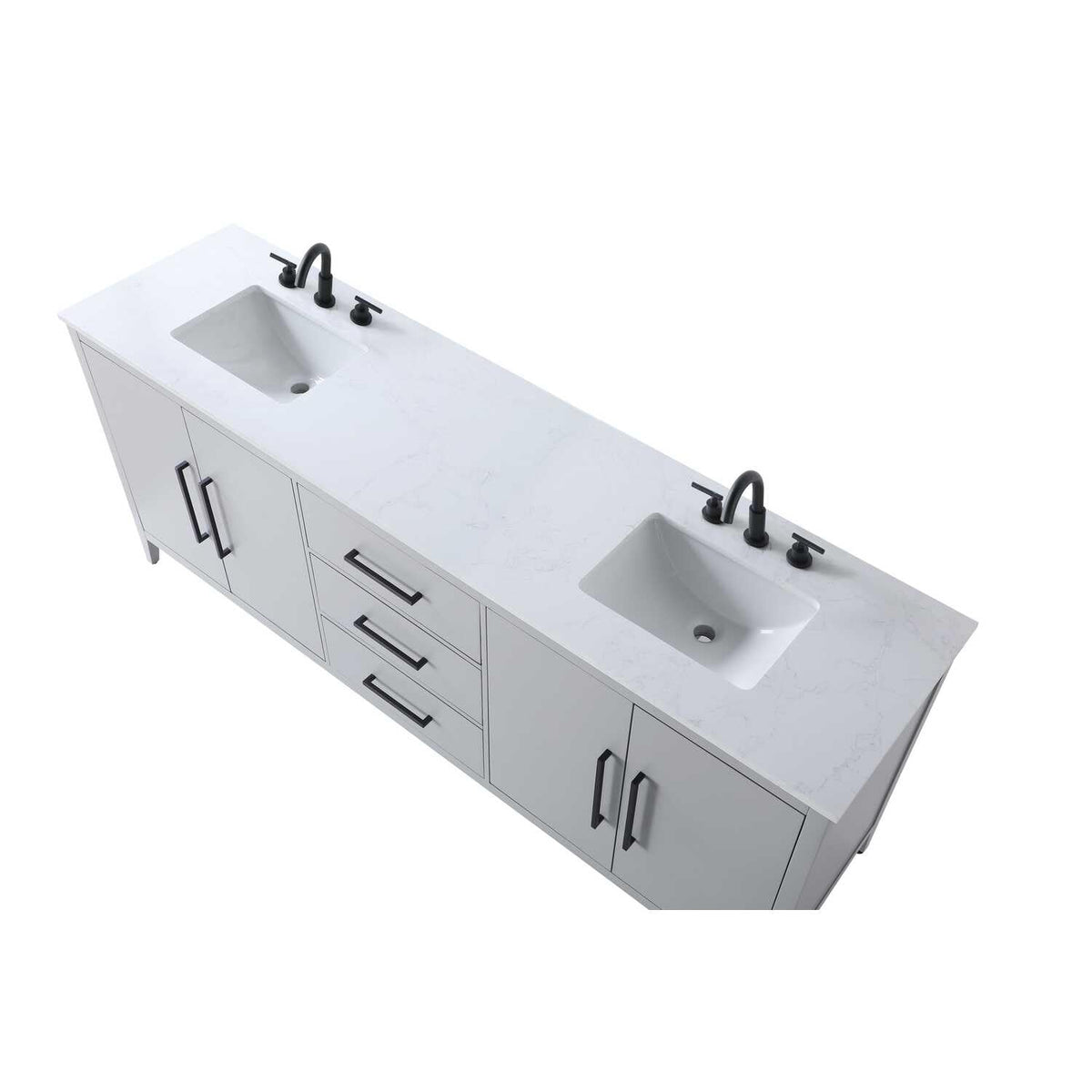 Millie Bathroom Vanity Grey by Lighting Design – Wood, Grey, Model VF29384DGR