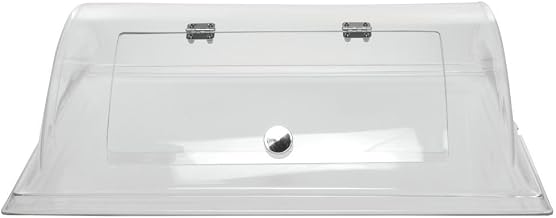 Cal-Mil Rectangular Clear PETG Dome Cover with Door - 26"L x 20"W x 7 1/2"H