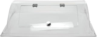 Cal-Mil Rectangular Clear PETG Dome Cover with Door - 26"L x 20"W x 7 1/2"H