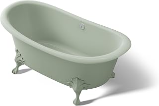 Kohler 21000-PAG-42 Artifacts™ 66-1/8" x 32-1/2" freestanding bath, Aspen Exterior with Aspen Interior