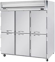Beverage-Air HRP3HC-1HS Horizon Series - Top Mount Reach in Refrigerator - Three Section - Half Solid Door - SS EXT