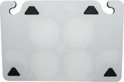San Jamar QuadGrip Cutting Board Refills, 2 per Pack, 12" x 18", White