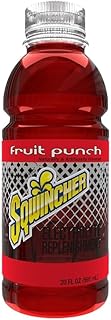 Sqwincher Zero Electrolyte Ready to Drink, Fruit Punch, 24, 20oz Bottles | Zero sugar low calorie electrolyte drink; ready-to-drink 20oz bottles for fast hydration with low sodium and on-the-go use