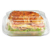 Crystal Seal reFresh 7 x 6" Angled Container by Placon – Pack of 200, Model SW2-002T