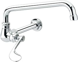 Krowne 16-240L Krowne Royal Series Extended Wok Faucet, Splash-Mounted, 10" spout, 3/8" Male Inlet, Low Lead Compliant‌‌‌‍‌‌‌‍‌‌‌‍‌‌‌‍‌‌‌‍‌‌‌‍‌‌‍‌‍‌‌‍‌‌‌‍