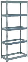 Global Industrial Extra Heavy Duty Shelving 36" W x 18" D x 60" H with 5 Shelves, No Deck, Gray