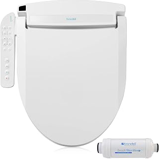Brondell LT89 Swash Electronic Bidet Toilet Seat for Elongated Toilets & SWF44 Swash Bidet Filter Bundle