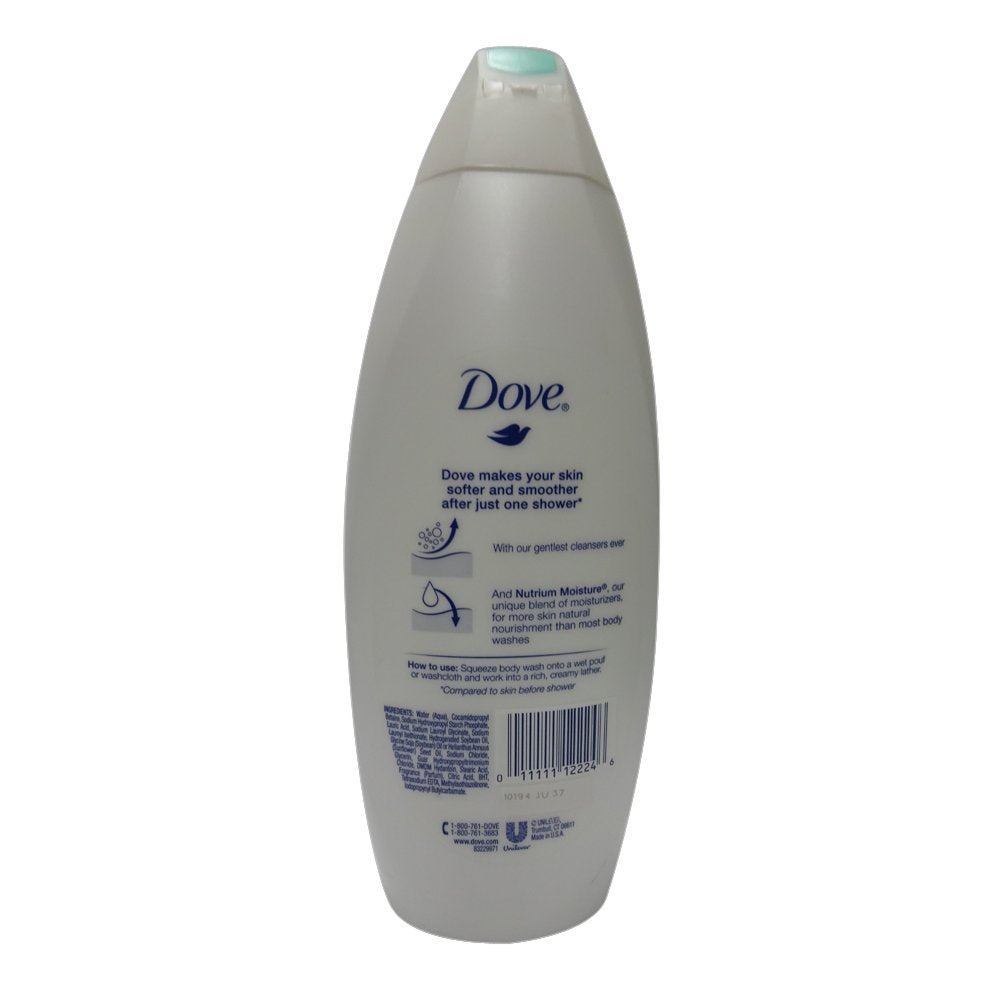 Body Wash 22 Ounce Sensitive Skin Unscented (650ml) (6 Pack) by Dove – 132 Fl Oz (Pack of 1), Pack of 6, Model PPAX1222790
