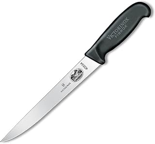 Victorinox 8" Butcher Knife, Flank And Shoulder, Black Fibrox Handle 5.5503.20