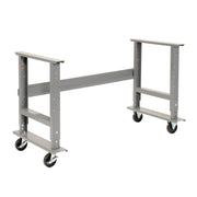 Adjustable Height Mobile Workbench by Global Industrial – 30"L x 60"W x 4.5"H, Maple, Gray, Model 183987A