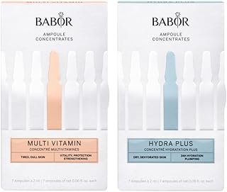 BABOR Multi-Vitamin & Hydra Plus Ampoule Serum Concentrate Bundle