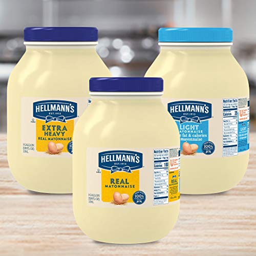 HELLMANN'S 128 Fl Oz (Pack of 2) / Light / 1 Mayonnaise