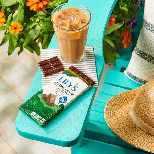 Lily's Extremely Dark Extra Dark Chocolate / 2.8 Ounce (Pack of 144) / Dark Brown Candy & Chocolate Bars