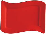 CAC China SOH-51-R Soho Red Rectangular Platter 15 1/2" - 1 doz