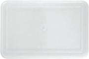 Food Storage Container Lid Translucent Plastic Food Box Lid for 4 Qt - 12 5/8"L x 8 1/4"W