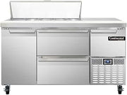 CRA60-10-D Refrigerated Base Sandwich Unit, 60" W, With 10 Pan Openings & Drawers