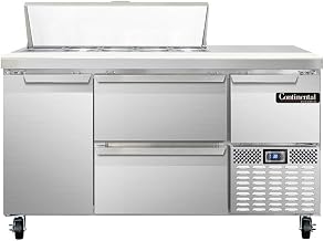 CRA60-10-D Refrigerated Base Sandwich Unit, 60" W, With 10 Pan Openings & Drawers