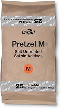 Cargill Pretzel Salt Coarse Topping, 25 Lb Box – Food Grade Salt for Pretzels, Bagels & Baking, Bulk Supply