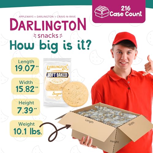 Darlington Snacks Sugar (Original) / 216 Count (Pack of 1) / casual Sugar