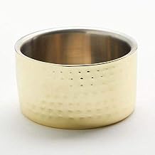American Metalcraft GHW4 Hammered Wine Bowl, Gold, 17-Ounces