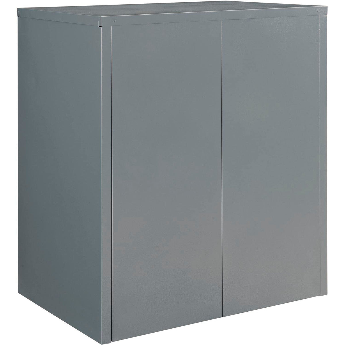 Counter Height Cabinet with Locking Lever Handle by Global Industrial – 36x24x42 inches, Alloy Steel, Grey, Model 269872GY
