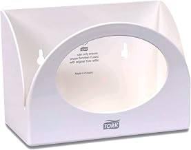 Tork Small Bracket Wiper Dispenser, 8.42 X 4.22 X 5.74, White