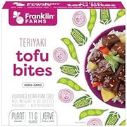 Franklin Farms Plant Based Teriyaki Tofu Bites, 8 Ounce -- 6 per case