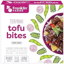 Franklin Farms Plant Based Teriyaki Tofu Bites, 8 Ounce -- 6 per case