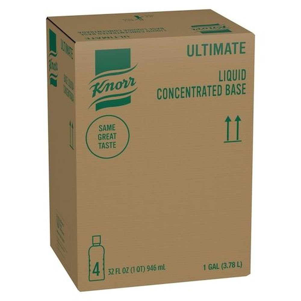Vegetable Liquid Concentrated Base 32 ounce - 4 per case. by Knorr – Pack of 4