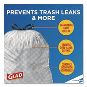 Glad 600 / 1 Count (Pack of 600) / White Trash Bags