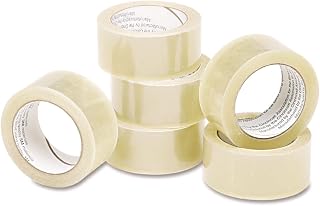AbilityOne NSN5796874 - Package Sealing Tape - 2" x 55 yds - Commercial Grade - Clear