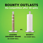 Bounty 1 / 54 Count (Pack of 8) / White Paper Towels