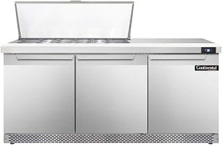 SW72-18M-FB Mighty Top Sandwich Unit, 72" W, With 18 Pan Top Openings & Front Breathing