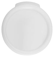 White/Round Food Storage Lid by Winco – Medium, 6.0 liters, Plastic, White, Model PPRC-68C