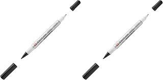 SAKURA COLOR PROD AMERICA Identi-Pen, Fine/Extra-Fine Tips, Waterproof, Low-Odor, Black (SAK44101) (Pack of 2)