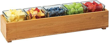 Cal Mil 3682-205-99 Stacking Box, Madera, 20" x 5"