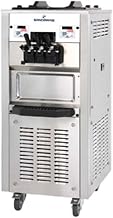 Spaceman 6250A-C Two Flavor/Twist Air Cooled Floor Model Soft Serve Ice Cream Machine (2) 12.7 Quart Hoppers