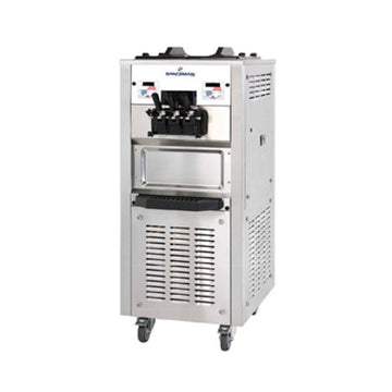 6250A-C Two Flavor/Twist Air Cooled Floor Model Soft Serve Ice Cream Machine (2) 12.7 Quart Hoppers by Spaceman – 12.7 quarts, Model 6250AH