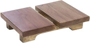 HUBERT Wood Pallet Display Riser Rectangular - 12" L x 8" W x 2 1/2" H