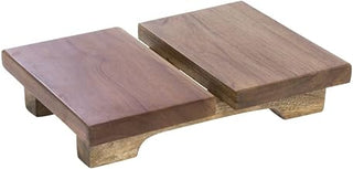 HUBERT Wood Pallet Display Riser Rectangular - 12" L x 8" W x 2 1/2" H