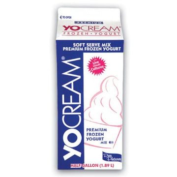 YoCream White Vanilla Low-Fat Soft Serve Frozen Yogurt Mix by DANNON – 8.3 inches (W) x 10 inches (H) x 12.5 inches (L)