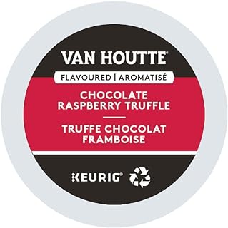 Van Houtte Chocolate Raspberry Truffle Coffee K-cup Pods, 96-Pack (4 Packs of 24 Each) (Imported from Canada)
