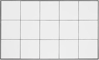 HUBERT Hot Food Bar Tile Tray Full Size White Stainless Steel - 21" L x 12 3/4 W
