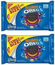 Oreo Halloween Chocolate Sandwich Cookies, Family Size 20 Ounce Package (pack of 2)