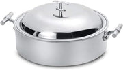5904 Cook Buffet Collection 4 Quart Induction Chafing Dish, Round, with Lift Off Dome Lid